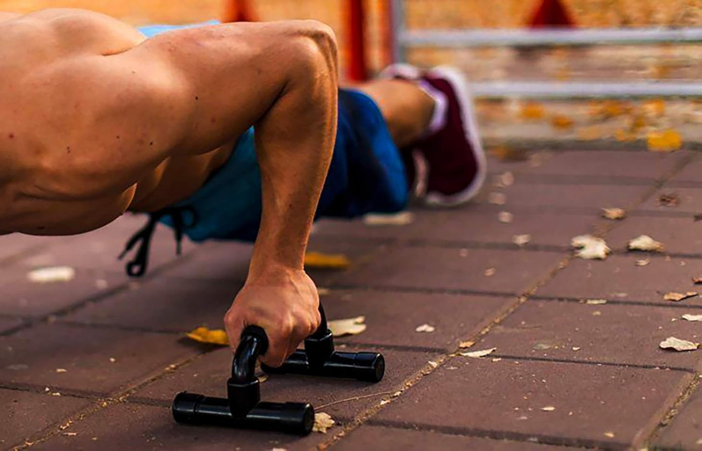 Push up Bar Strength Training - Home Gym Exercise Equipment Push-Up Stands With