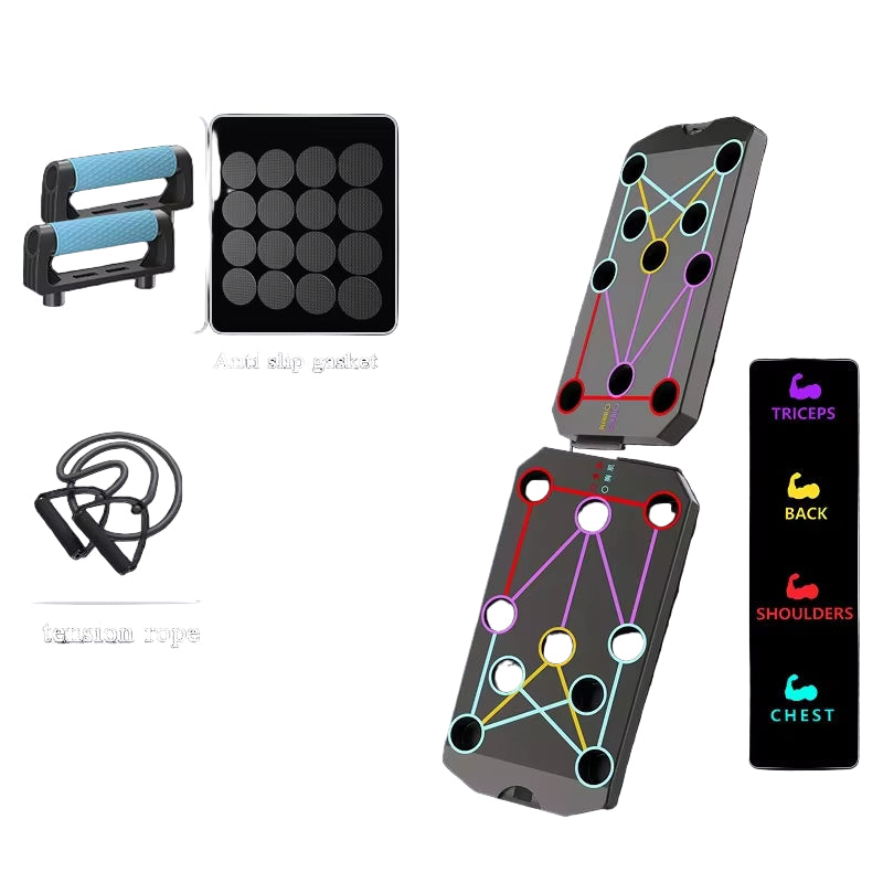 Folding Push-Up Board Support Muscle Exercise Multifunctional Table Portable Fitness Equipment Abdominal Enhancement Support